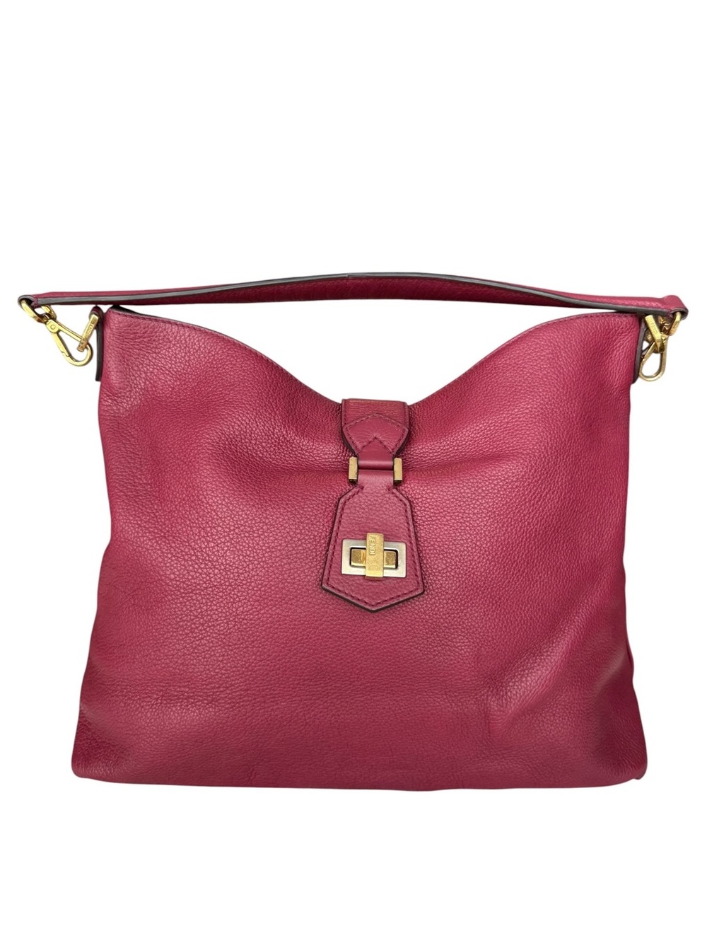 Fendi Anna Selleria Shoulder Pink leather